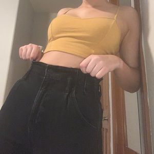 american eagle paperbag mom jeans